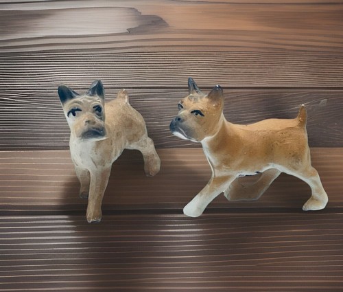 Vintage brown ceramic small - brown,