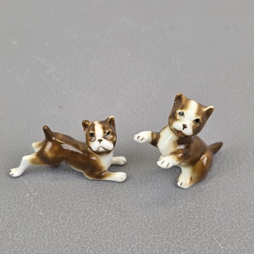 Vintage porcelain puppy boxer - vintage,