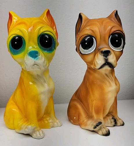 Pair retro vintage plaster - pair,
