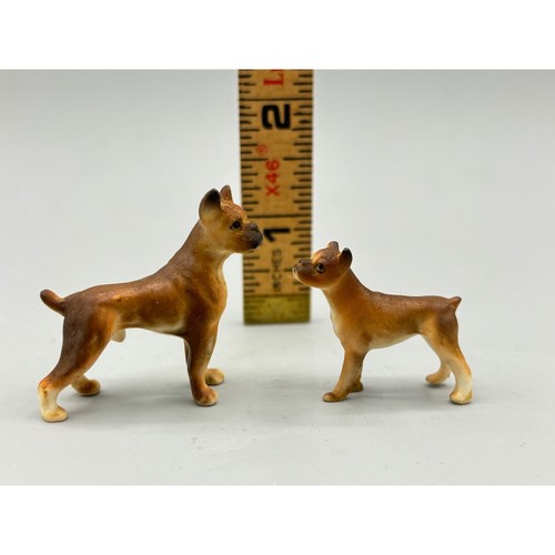 Vintage ceramic boxer dog - vintage,