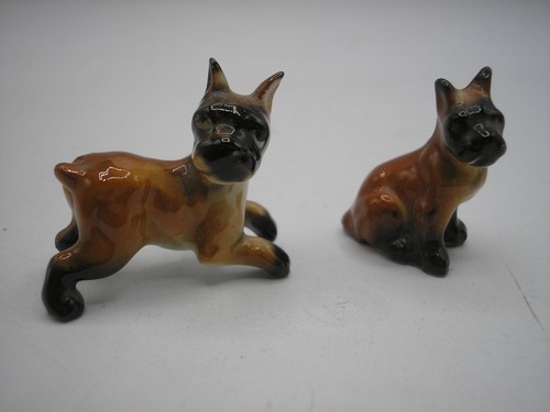 Hagen renaker boxer puppies - hagen-renaker,